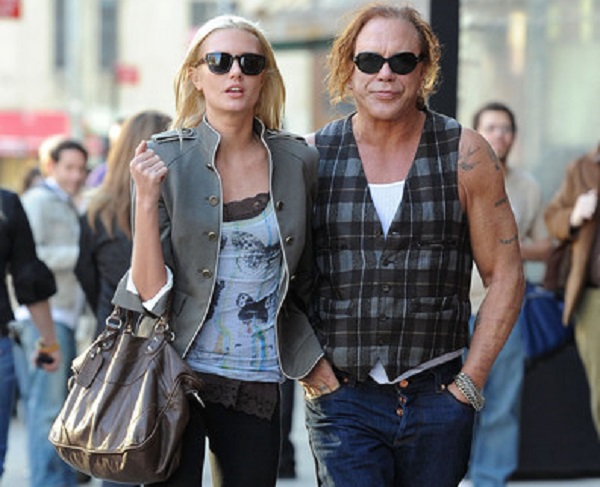 mickey rourke girlfriend 2022