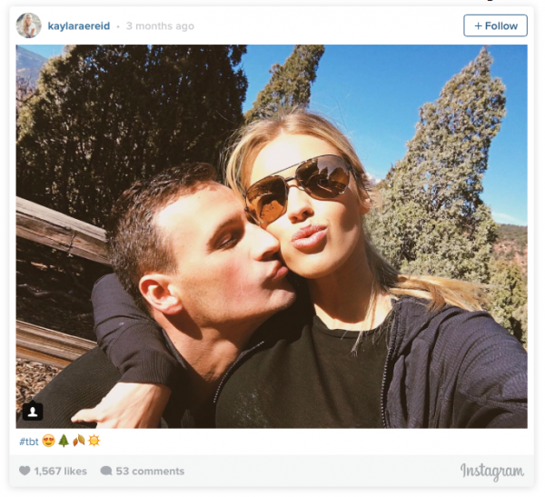did just olympic gold medalist ryan lochte announced pregnancy of girlfriend kayla - who does ryan lochte follow on instagram