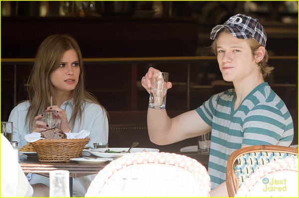 Lucas Till with Girlfriend Carlson Young 