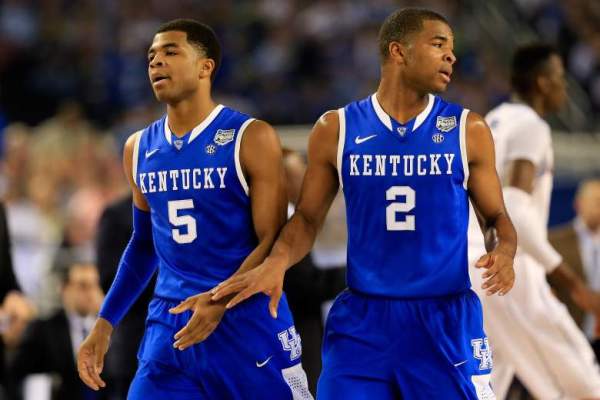 ‘Didn’t like it’-Aaron Harrison’s vine controversy, his wonderful parents and their two-fold happiness: Learn more about it here! Source: Heavy.com (Aaron Harrison with his twin brother Andrew Harrison)