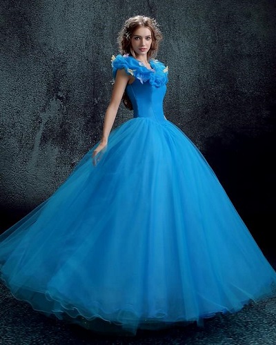 cinderella themed prom dress