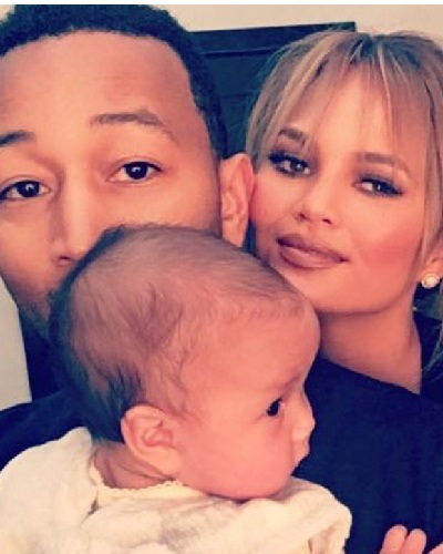 Baby No 2. of All Of Me singer, John Legend and his wife, Chrissy ...