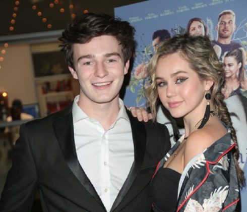 Brec Bassinger and Dylan Summerall are seen attending the premiere of ...