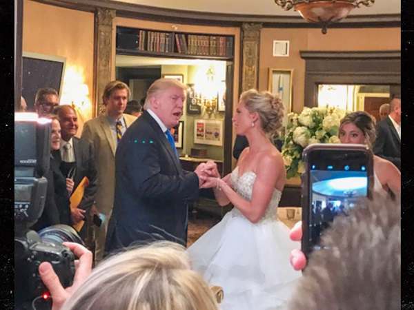 US President Donald J. Trump Makes A Visit At A Wedding In New Jersey ...