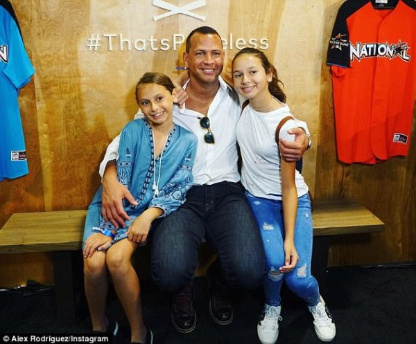 Jennifer Lopez: her Miami visit with her new boyfriend, her baseball talks and her upcoming music video! Know about it here! Source: Daily Mail (Alex with his daughters)
