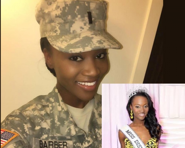 Deshauna Barber, the first military member to win Miss USA ...