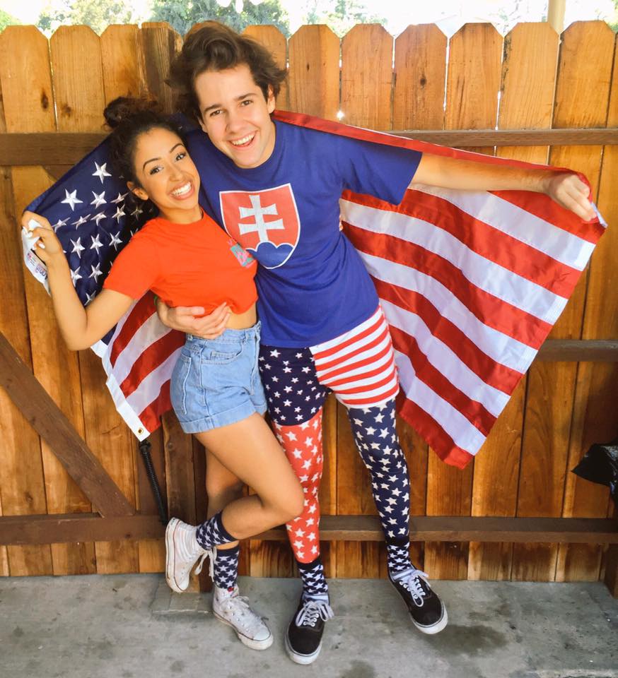 Youtuber David Dobrik and girlfriend Liza Koshy have cutest