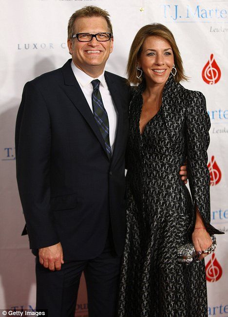 Drew Carey with his ex-fiancee Nicole Jaracz