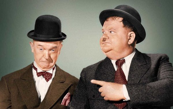 Image result for comedian oliver hardy in 1957