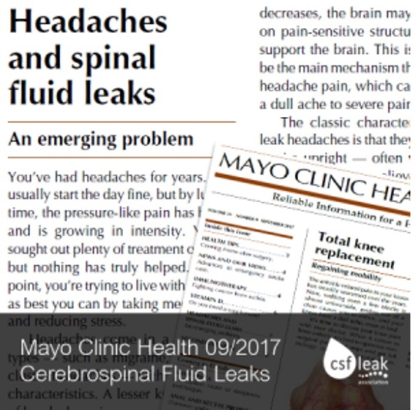 symptoms spinal fluid leak