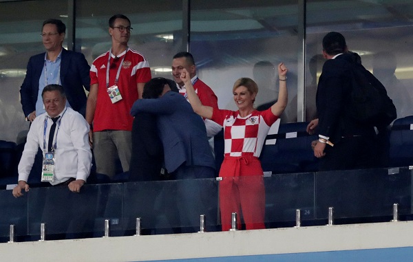 President of Croatia, Kolinda Grabar-Kitarović cant keep to herself over Croatia win in FIFA! Read about it here!
