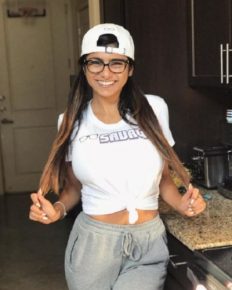 A Freak Mishap Ex Adult Star Mia Khalifa Suffered A Ruptured Breast Implant When Hit By An Ice