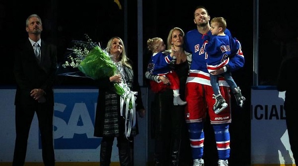 Rick Nash's wife Jessica Nash 