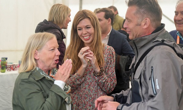 Carrie Symonds Addresses Birdfair Question Time - Married ...