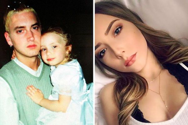 Hailie Scott Mathers And Father Eminem Crazy Looks Alike Eminems Identical Twin Married 