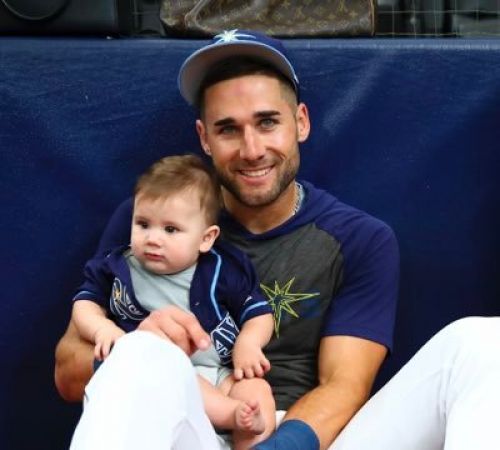 Two times Golden Glove Award winner, Kevin Kiermaier is married to