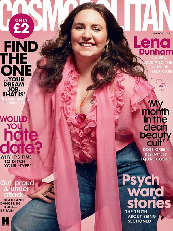Lena on the cover of Cosmopolitan UK (Source: Cosmopolitan). 