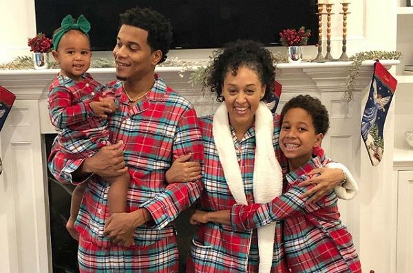 Tia Mowry and her family. 