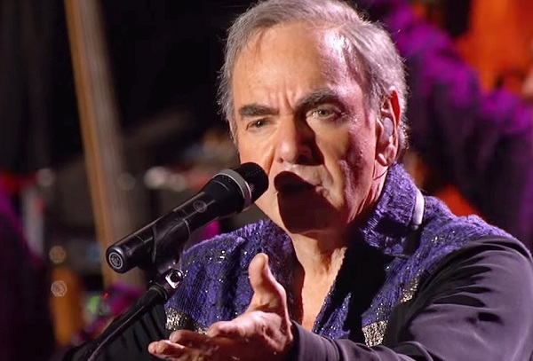 Amerykański piosenkarz Neil Diamond