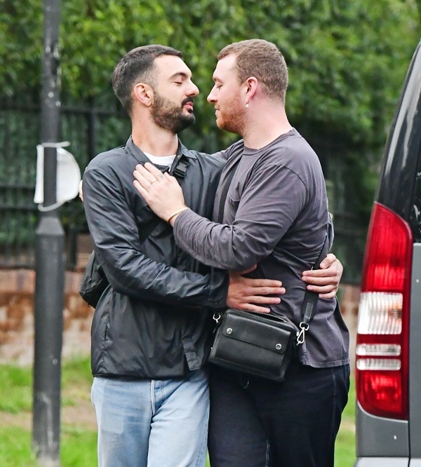 Sam Smith has a new boyfriend François Rocci! They share a kiss in