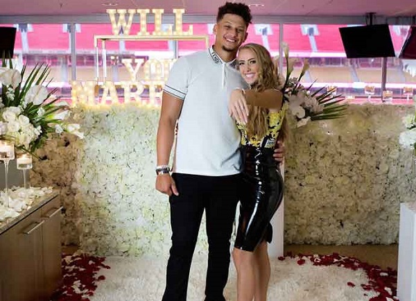 Patrick Mahomes and his long-term girlfriend, Brittany Matthews are