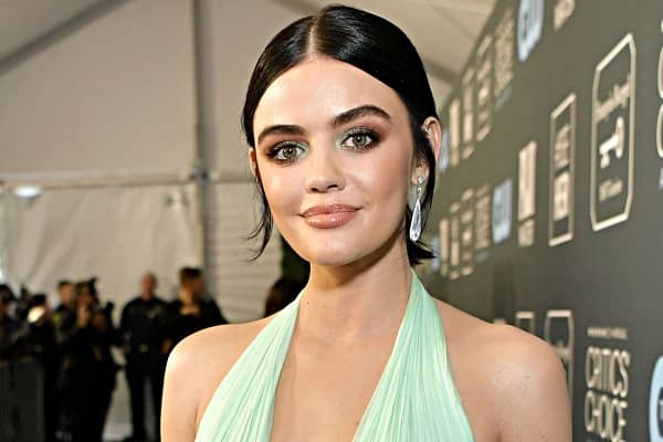 Lucy Hale and her 'Riverdale' co-star Skeet Ulrich on a ...