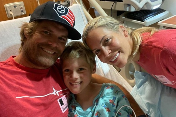 Greg Olsen Reveals 8-Year-Old Son TJ Is Hospitalized With Serious Heart ...