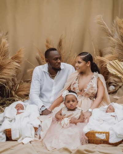 List 97+ Pictures usain bolt shares photos of newborn twins on fathers day Completed