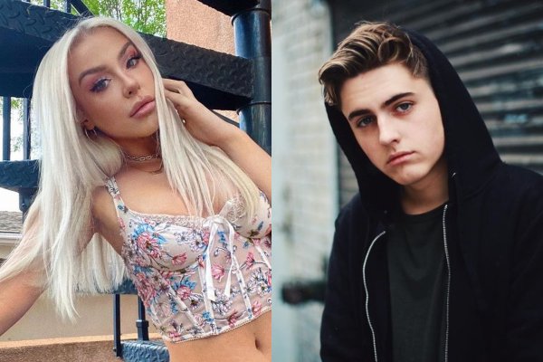 Tana Mongeau locks lips with ex boyfriend Lil Xan during steamy night out  in LA | Daily Mail Online