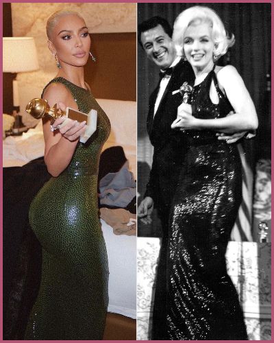 Kim Kardashian Changes into Second Marilyn Monroe Dress After the Met ...