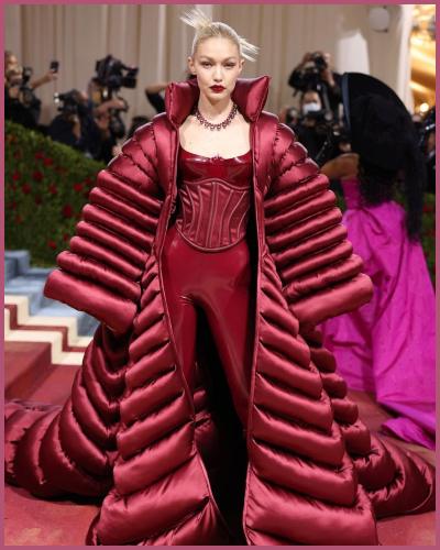 Gigi Hadid Gives Versace Vision in Red at the Met Gala! – Married Biography