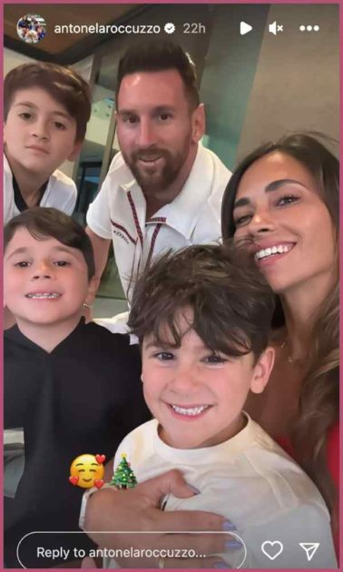 See How Lionel Messi celebrated Christmas after his victory in the 2022 ...