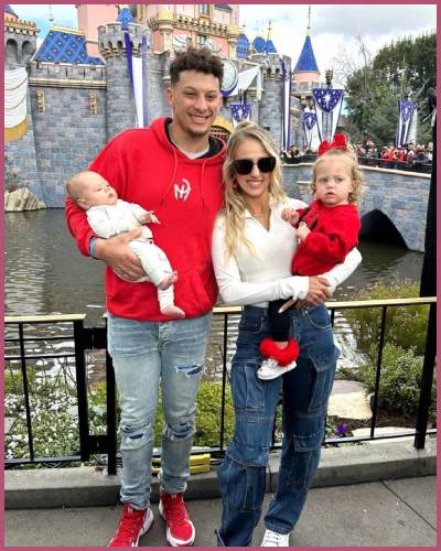 Patrick Mahomes and wife Brittany Reveal the Face of their son Bronze ...