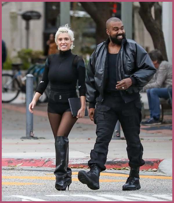 Kanye West And His New Wife Bianca Censori Look Happy On A Dinner Date Married Biography