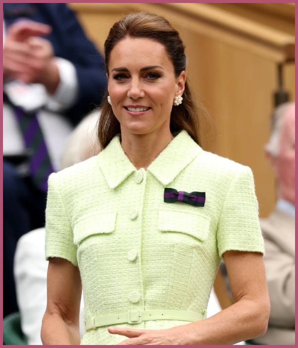 A Fashion Icon! Princess Catherine Rocks a Tennis Ball Green Dress at ...